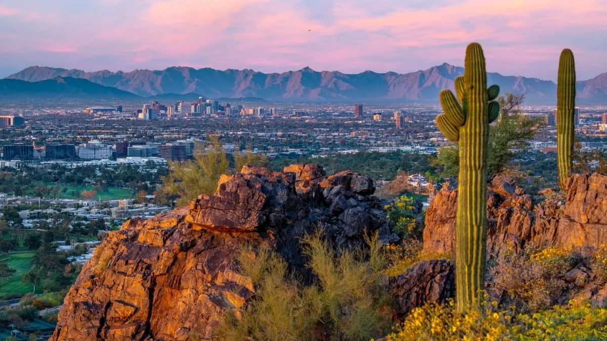 Arizona desert sunrise, Chandler