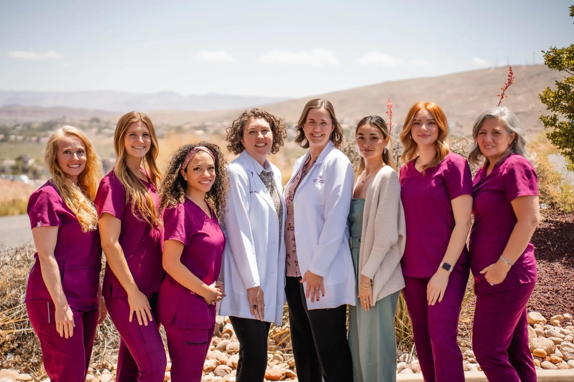 The Desert Bloom Healthcare team outside the St. George clinic