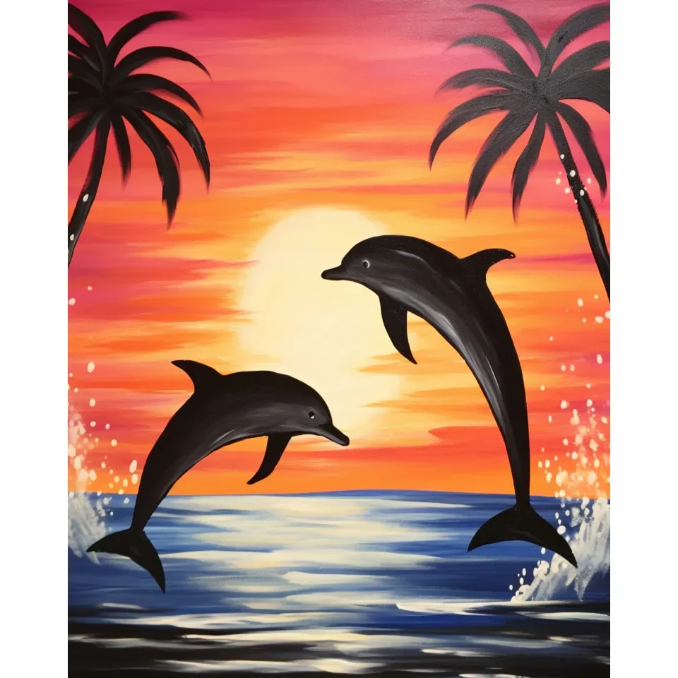 Frolicking Dolphins